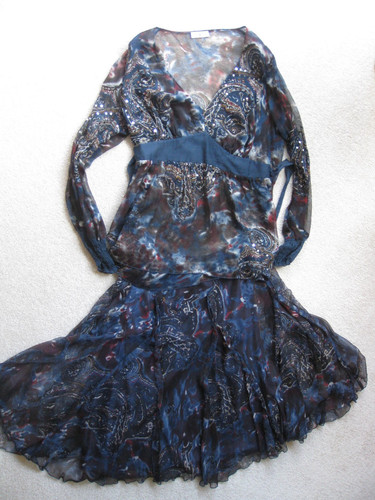 Neues 100 seide - seide, kleid