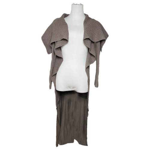 Rick owens grey wool trench - owens,