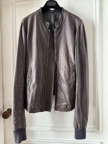 Rick owens leather jacket - rick,